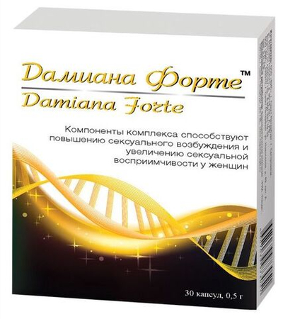 БАД для женщин Дамиана Форте - 30 капсул (0,5 гр.)