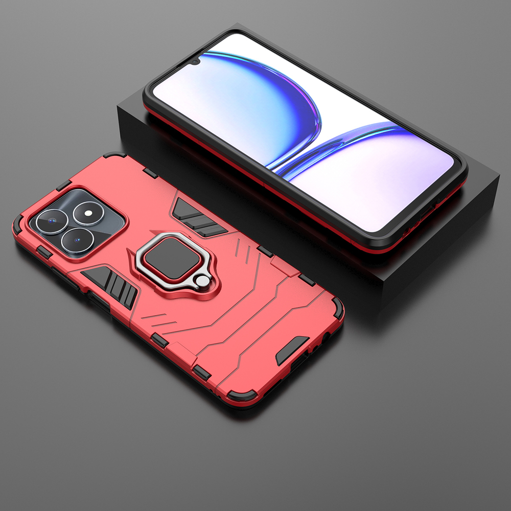 Противоударный чехол с кольцом Panther Case для Realme C53