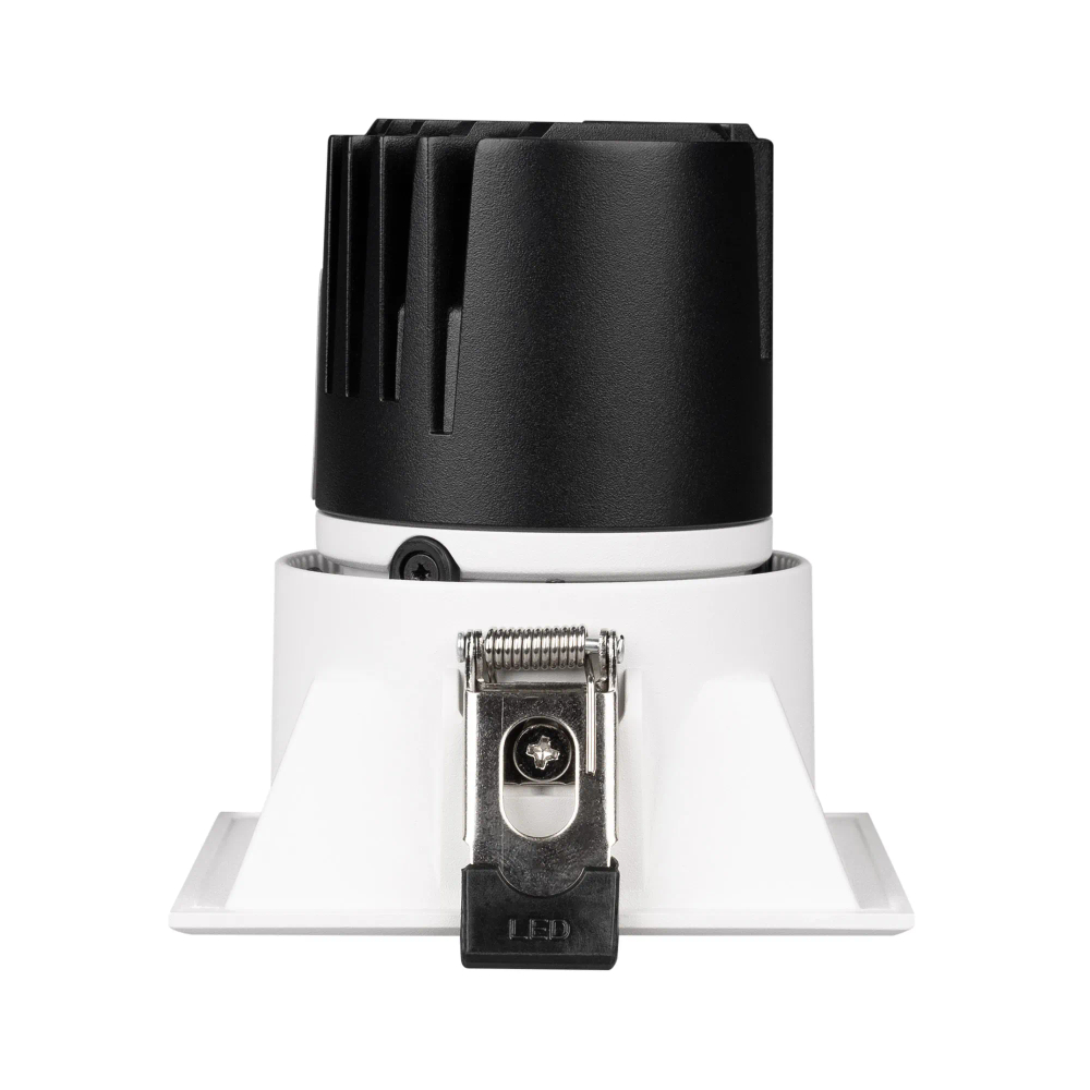 Светильник MS-FLOW-BUILT-S85x85-12W Warm3000 (WH, 55 deg, 230V) (Arlight, IP20 Металл, 5 лет) 055918