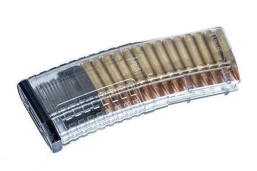 Магазин PufGun для AR-15, 5,56×45 / .223 Rem, 30 патронов, прозрачный