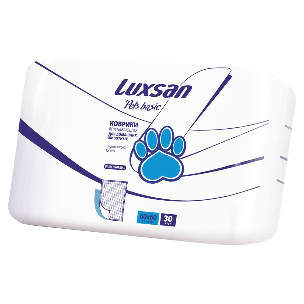 LUXSAN пелёнки д/животных 60×60 см 30 шт