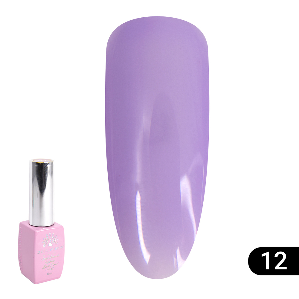Цветная френч база для гель лака Global Fashion, Color French Base Coat 8 мл, 12