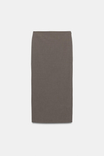 ЮБКА МИДИ В ТОНКУЮ ПОЛОСКУ — ZARA