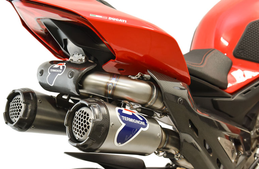 Termignoni Выхлоп титановый + нержавеющая сталь Ducati Panigale V4 / Streetfighter V4 D20009400ITC
