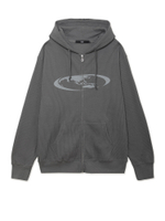 Мужская Толстовка Oval Globe Waffle Zip-up