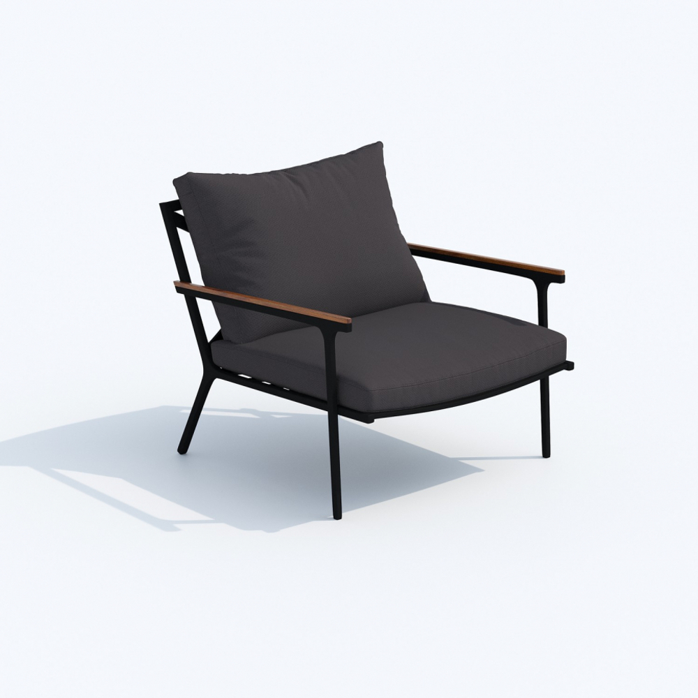 Кресло Ideal Patio ФЕСТА антрацит