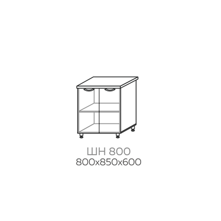 Шкаф нижний Павла ШН 800