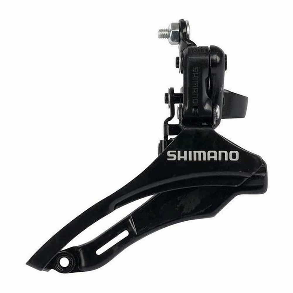 Перек-ль передний Shimano, TZ500, нижн. тяга, 31.8, 42T, инд. уп.