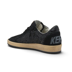 Women’s Ball Star Glitter and Suede Low-Top Sneakers