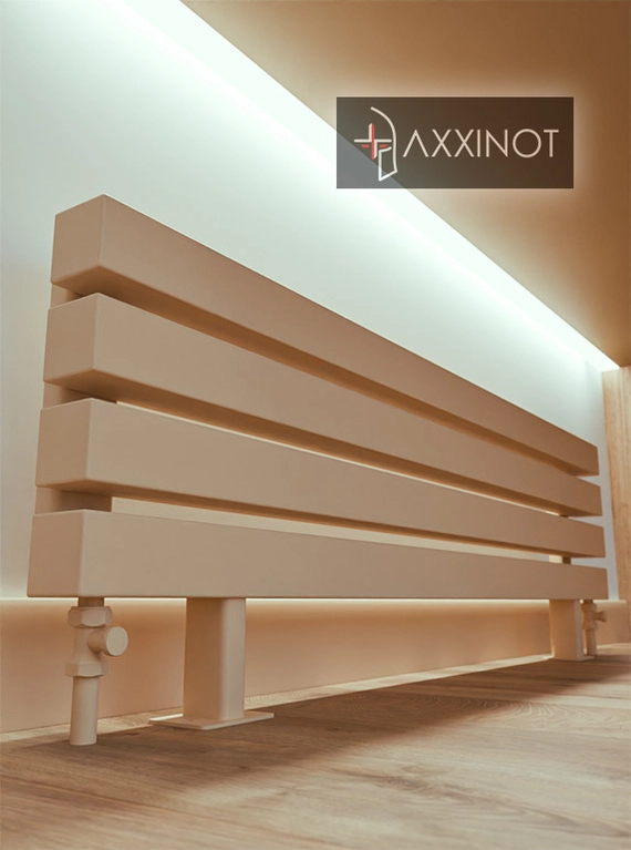 Axxinot Verde ZN 1750 - напольный трубчатый радиатор шириной 1750 мм