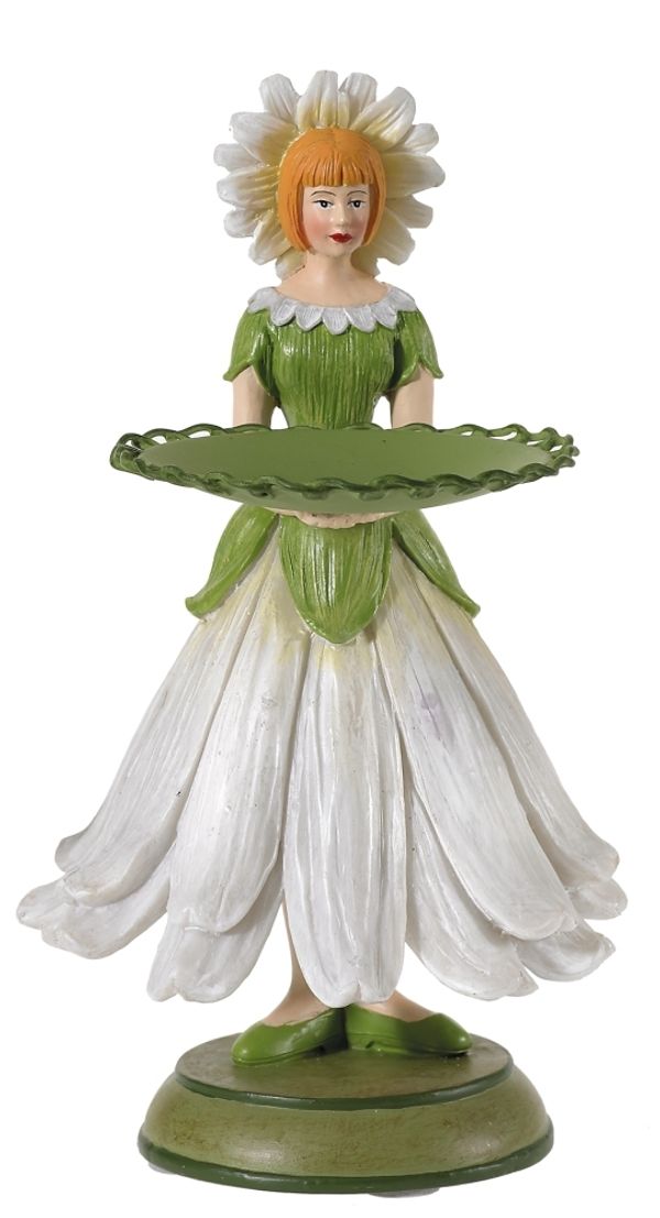 Фигурка декоративная Fiebiger Floristik: Blumenmädchen (цветочная фея) Маргаритка l=17 см