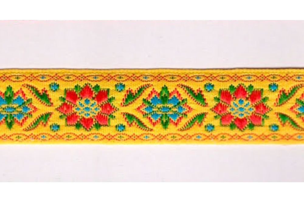 Тесьма жаккард, с1852, рис.8752, ш. 2,4 см