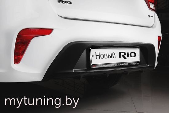 Диффузор заднего бампера для Kia Rio IV