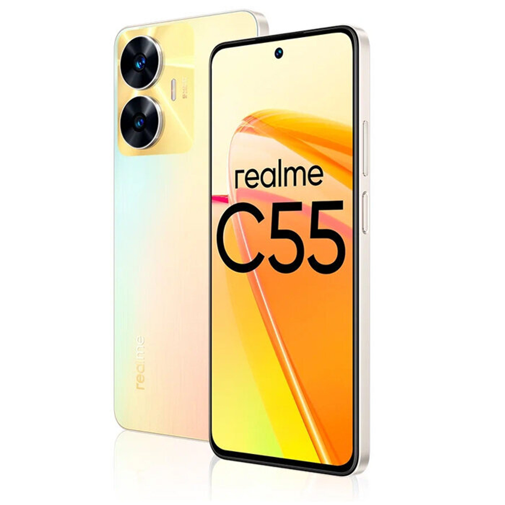 Смартфон realme C55 6/128 ГБ RU, Dual nano SIM, sunshower