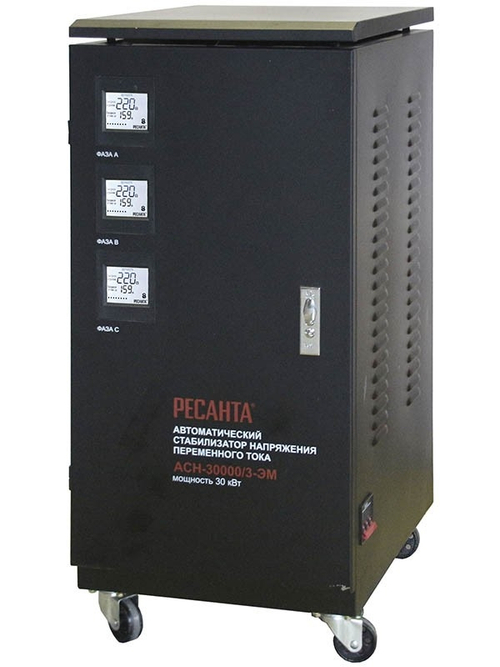 Стабилизатор Ресанта трехфазный ACH-30000/3-ЭМ