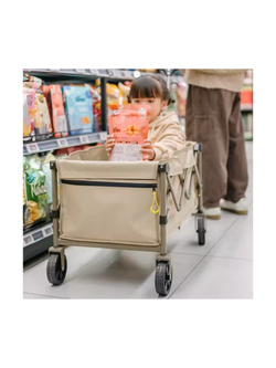 Тележка туристическая Naturehike Light 80х43х70/94 см, 110 л, коричневая