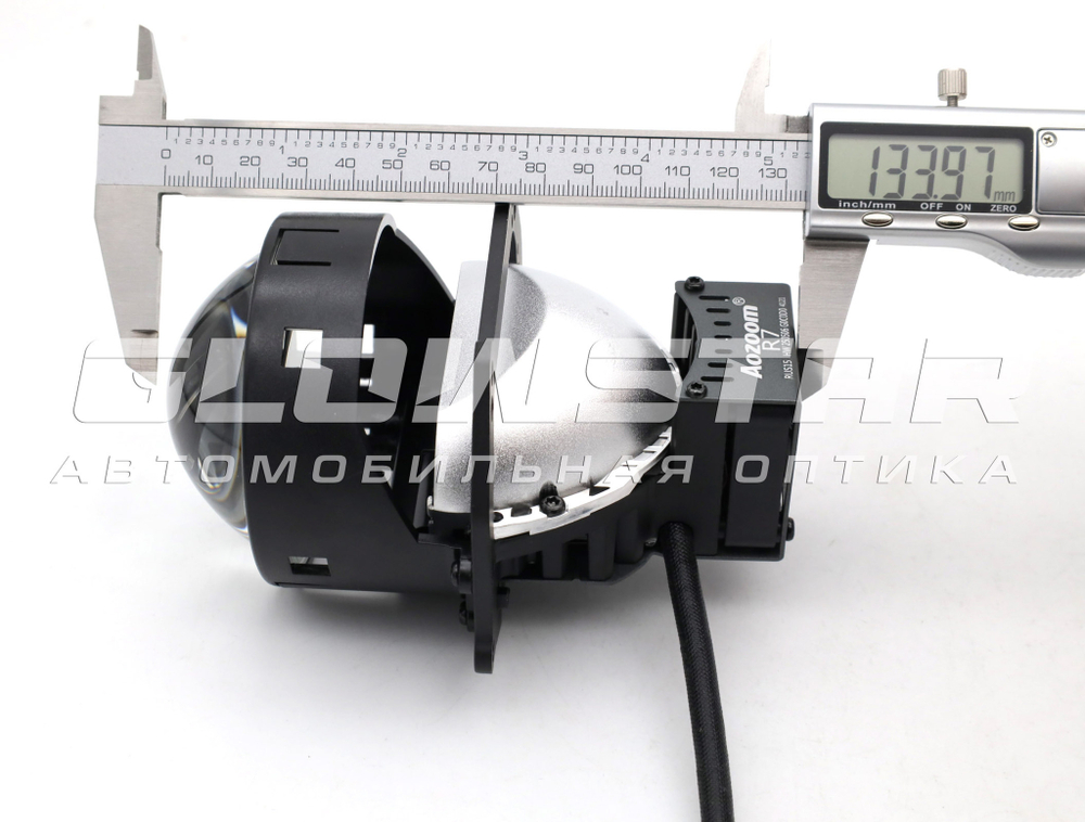 Билед модули Aozoom R7 2025 3.0 дюйма, 2 чипа, 5500K, 12V, 53W/61W, крепление 3R (комплект, 2шт)