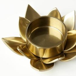 Подсвечник IKEA KNASTRIGT (КНАСТРИГТ), Золотой, Металл, 3 см