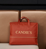 Комплект постельного белья Candies Бархатный сатин с одеялом, простыня на резинке, Светло-серый