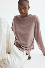 Топ с многослойным видом и кружевом - H&M