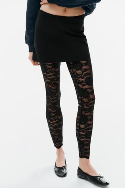 КРУЖЕВНЫЕ ЛЕГИНСЫ — ZARA