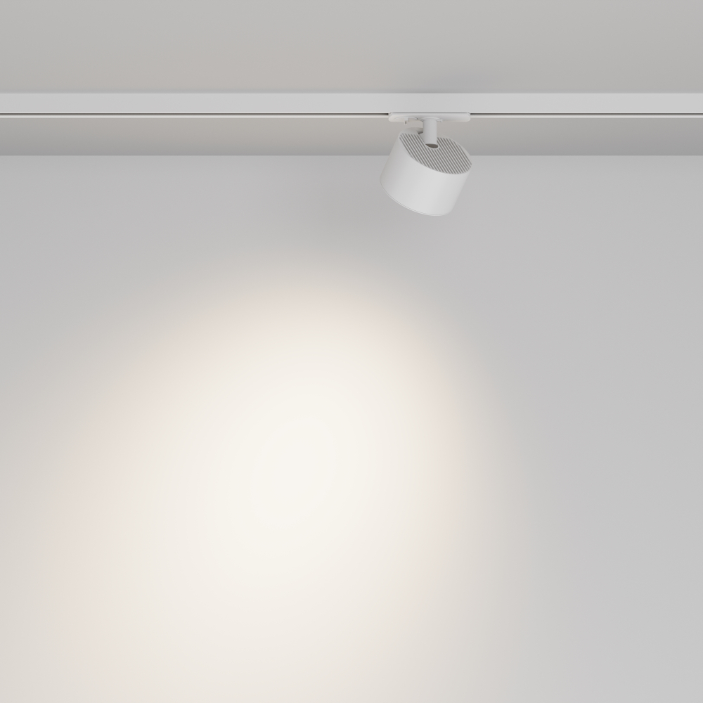 Трековый светильник Maytoni UNITY Glare TR225-1-GX53-W