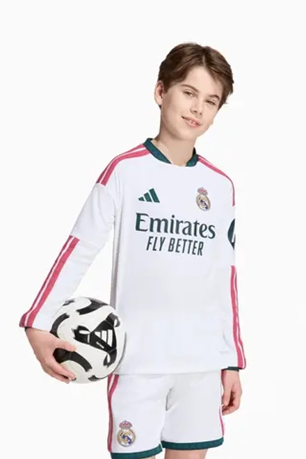 Футболка с длинными рукавами adidas Real Madrid 26/27 Home Junior - белый