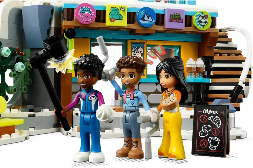 Конструктор LEGO Friends 41756 Каникулы: Лыжная трасса и кафе