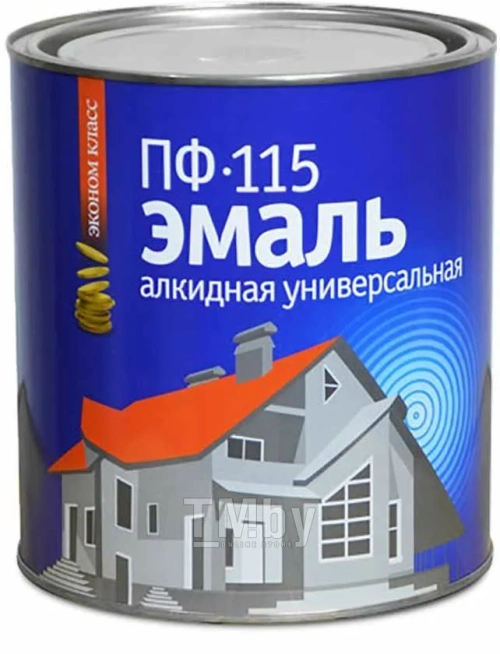 Краска эмаль алкидная универсальная ПФ 115 ГОЛУБОЙ 0,8 кг
