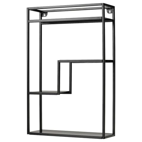 Полка-витрина IKEA LINDASEN (ЛИНДОСЕН), Антрацит, 40х60 см