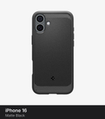 Чехол Spigen Rugged Armor MagSafe для iPhone 16 Matte Black