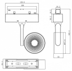 Светильник на штанге Maytoni Track lamps 3 TR024-2-10B3K