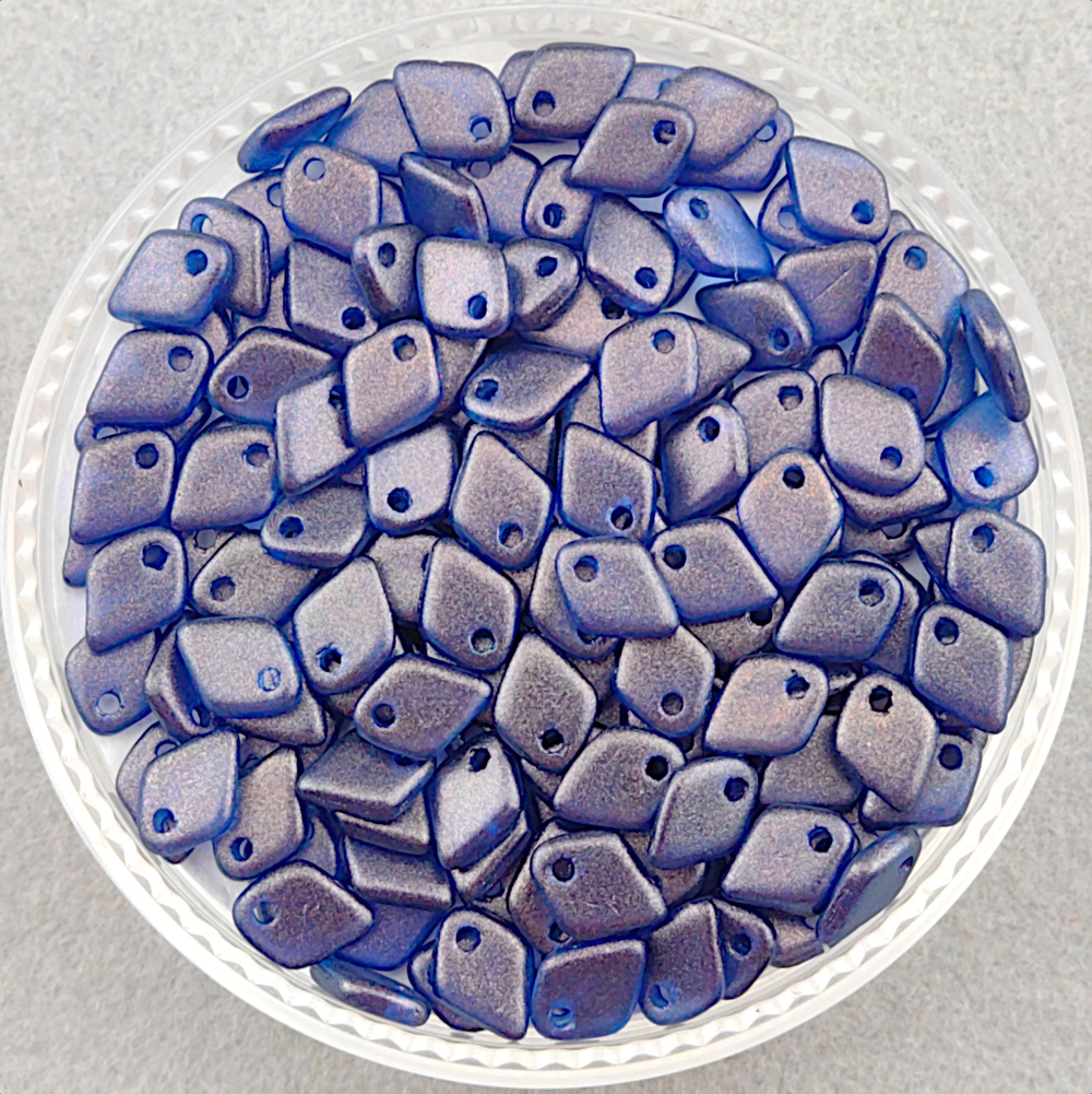 Бусины Dragon Scale 1,5x5 мм, цвет Ночное небо (Crystal GT Cerulean Blue)
