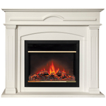 Каминокомплект Real Flame Mirra 26 WT с очагом Moonblaze Deluxe Brass