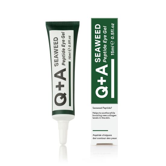 Гель для кожи вокруг глаз Q+A, с пептидами, Seaweed Peptide Eye Gel, 15мл