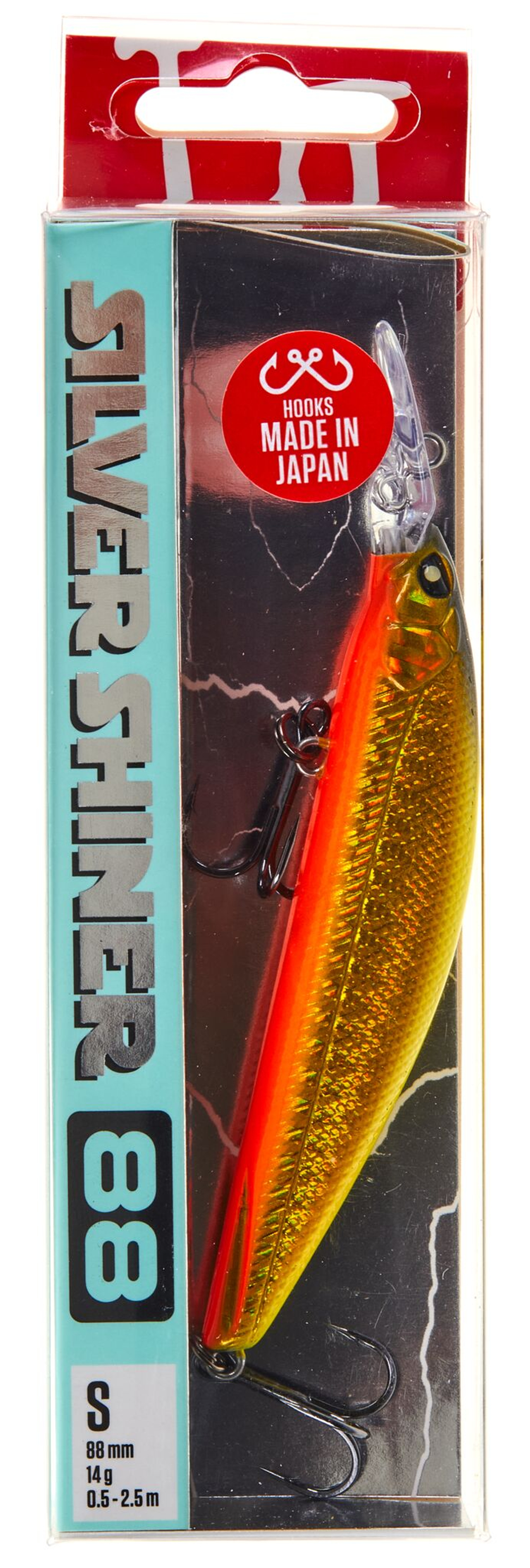 Воблер тонущ. LJ Pro Series SILVER SHINER S 08.80/107