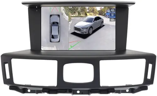 Магнитола для Infiniti Q70 M25 M37 2009-2016 - Teyes CC3-2K-360 монитор 9.5" 2K QLED на Android 10, Быстрая, CarPlay, 4G SIM-слот, 4 камеры в комплекте