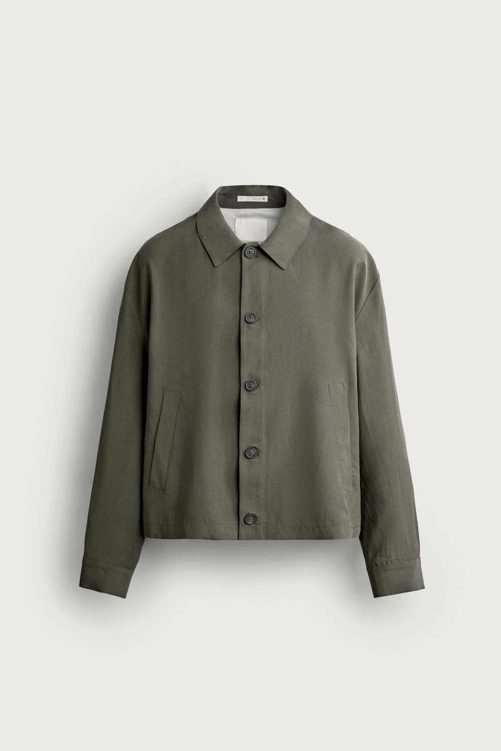 СТРУЯЩАЯСЯ КУРТКА-РУБАШКА СВОБОДНОГО КРОЯ — ZARA · 0706/739