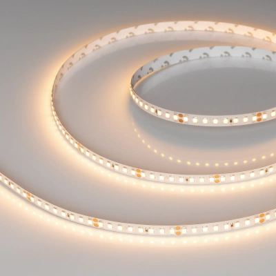 Лента RT-A160-8mm 24V Warm2700 (12 W/m, IP20, 2835, 50m) (Arlight, высок.эфф.150 лм/Вт)