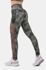 Леггинсы ECO CAMO GREEN MESH LEGGINGS "BREATHE" 400