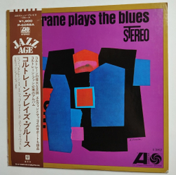 Винтажная виниловая пластинка LP John Coltrane Plays The Blues (Japan 1972) (Obi)