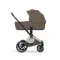 Детская коляска Cybex Priam V Style 2 в 1 Coconut Brown шасси Rosegold