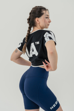 ШОРТЫ HIGH WAISTED LEGGINGS SHORTS 9″ SNATCHED 614 Синие