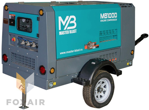 Винтовой дизельный компрессор Master Blast MB120D-7