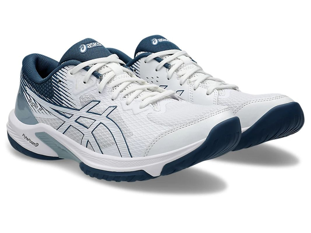 Мужские кроссовки для бадминтона/сквоша Asics Beyond FF — white/vintage indigo