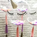 Шар (18"/46 см) Сфера 3D, Deco Bubble, Прозрачный, Кристалл