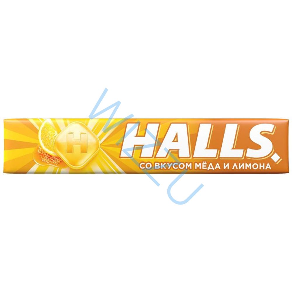 Леденцы HALLS Мёд-Лимон 25г