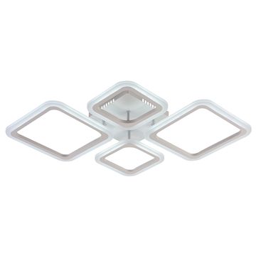 Потолочный светодиодный светильник LED 84W 3000К-6000K 8822/2+2 WHT (МАРКЕТ) белый Profit Light