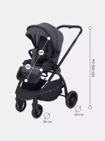Коляска детская MOWBaby 2 в 1 "SPRINT" МВ321 Grey