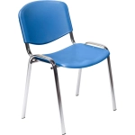 Стул офисный Easy Chair Изо синий (пластик, металл) (573684)